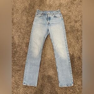 501 Levi's Light Blue Jeans